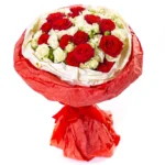 Букет из 21 кустовой розы микс